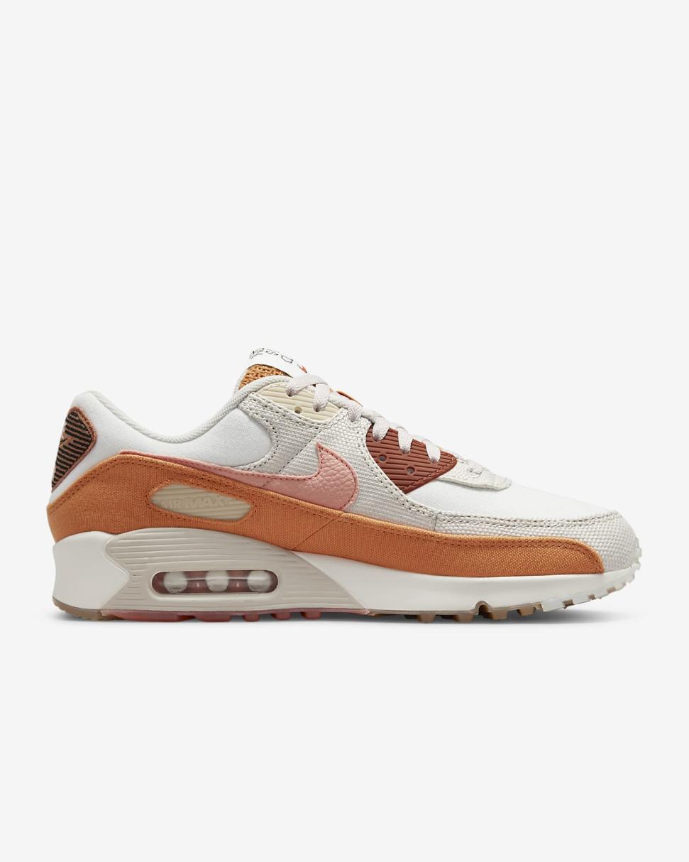 Nike Air Max 90 SE Sail/Light Orewood Brown/Burnt Sunrise/Light Madder Root | Mens Nike Lifestyle