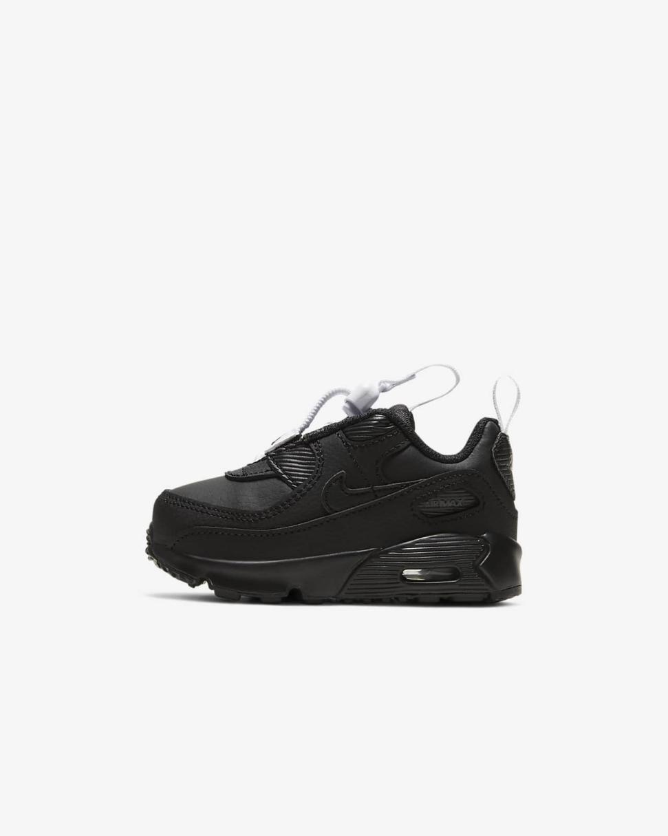 Nike Air Max 90 Toggle Black/White/Black/Black | Kids Nike First Day Kicks