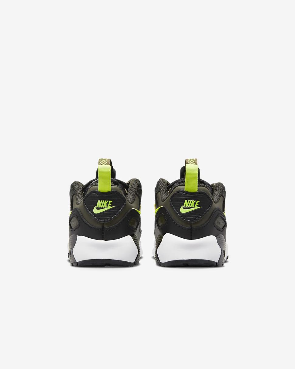 Nike Air Max 90 Toggle Medium Olive/Sequoia/Black/Volt | Kids Nike Air Max