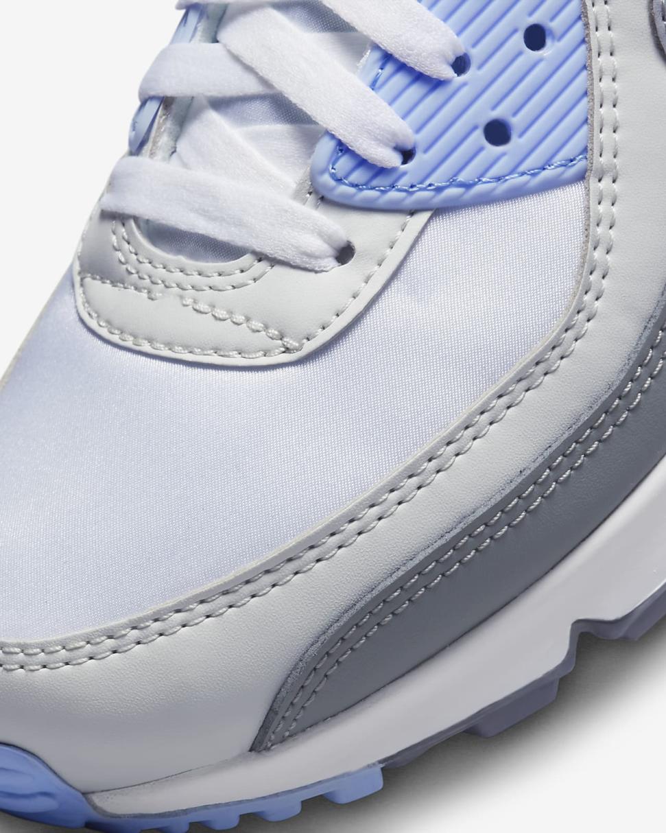 Nike Air Max 90 White/Photon Dust/Cobalt Bliss/Wolf Grey | Womens Nike Lifestyle