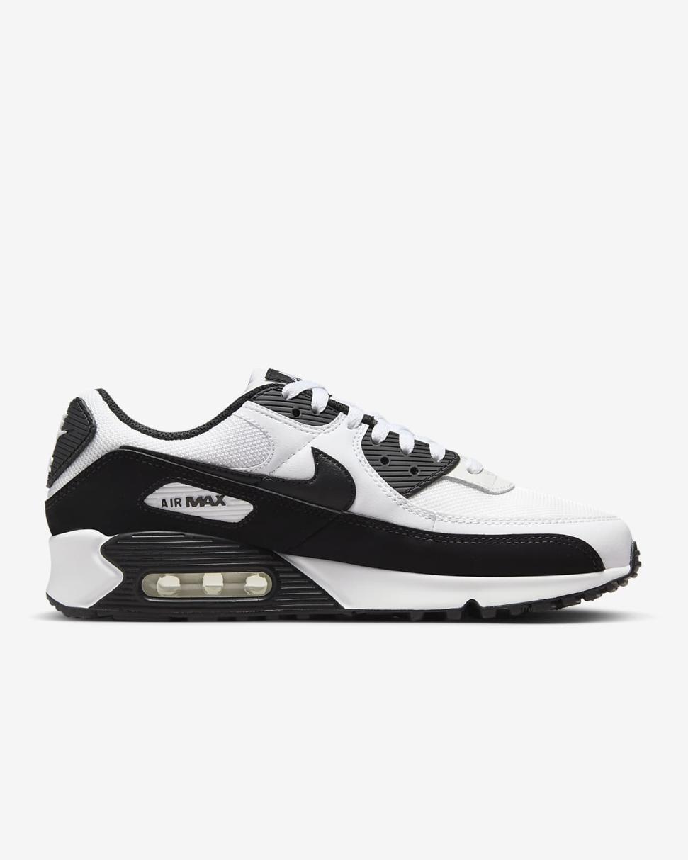 Nike Air Max 90 White/White/Black | Mens Nike First Day Kicks