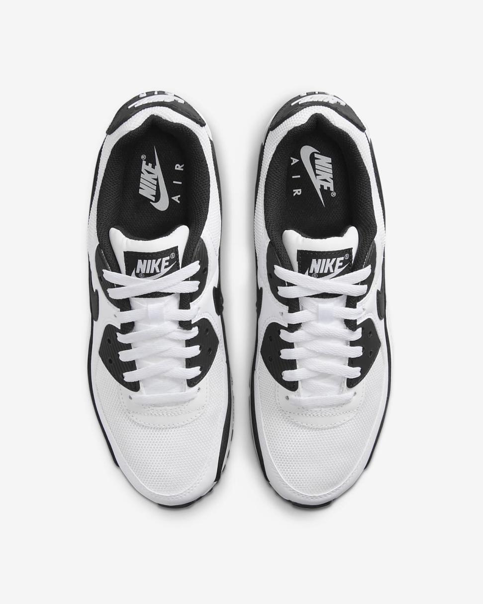 Nike Air Max 90 White/White/Black | Mens Nike First Day Kicks