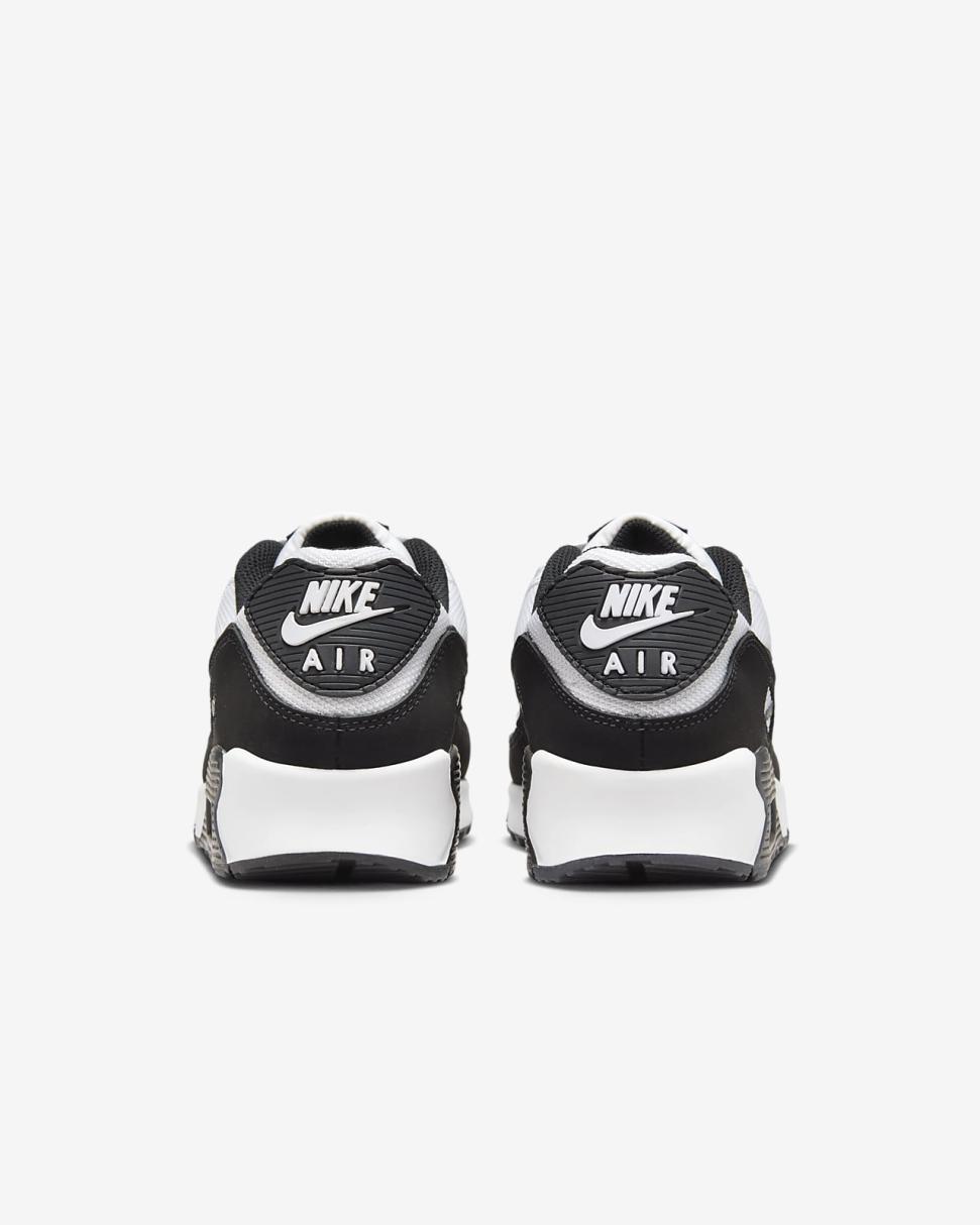 Nike Air Max 90 White/White/Black | Mens Nike First Day Kicks