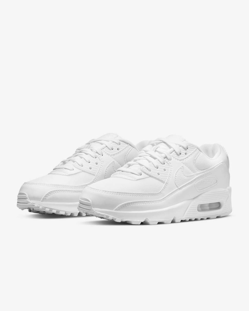 Nike Air Max 90 White/White/White | Womens Nike First Day Kicks