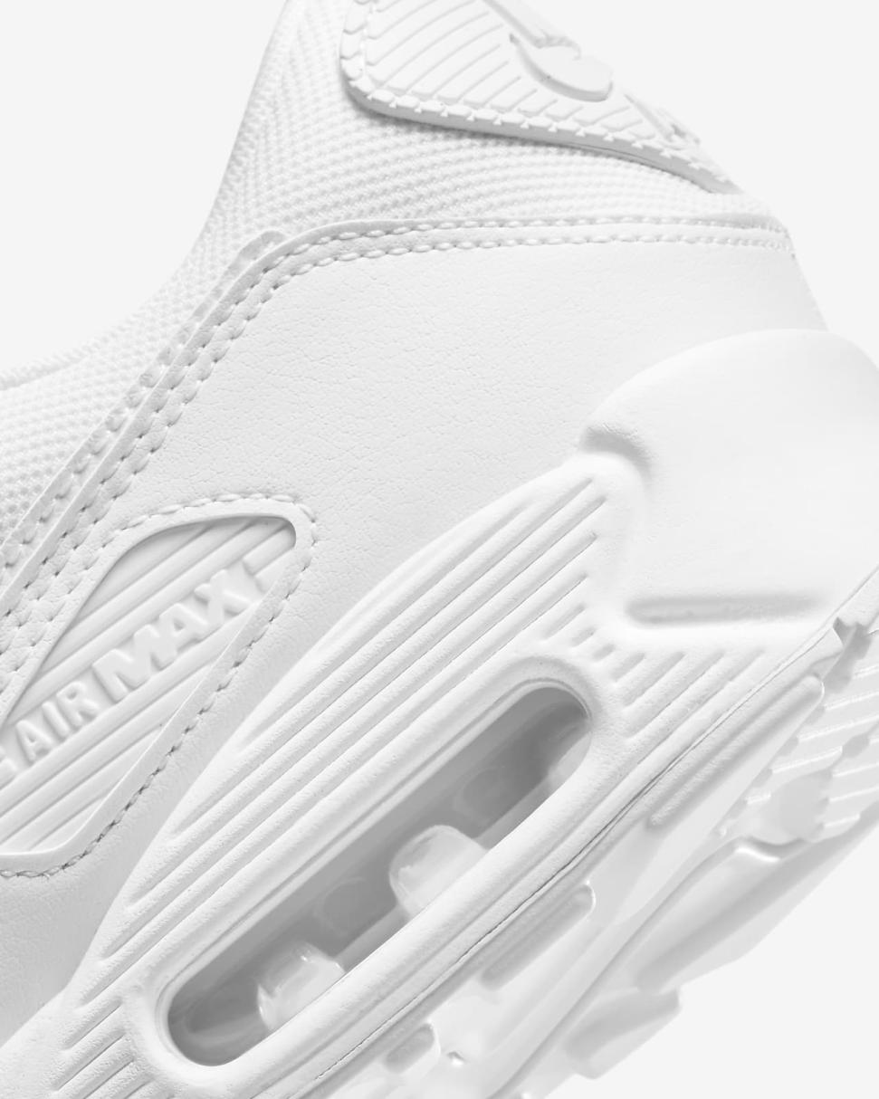 Nike Air Max 90 White/White/White | Womens Nike First Day Kicks