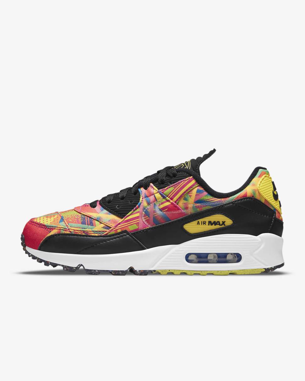 Nike Air Max 90 X LHM Multi-Color/Black/White/Fire Pink | Mens Nike Lifestyle