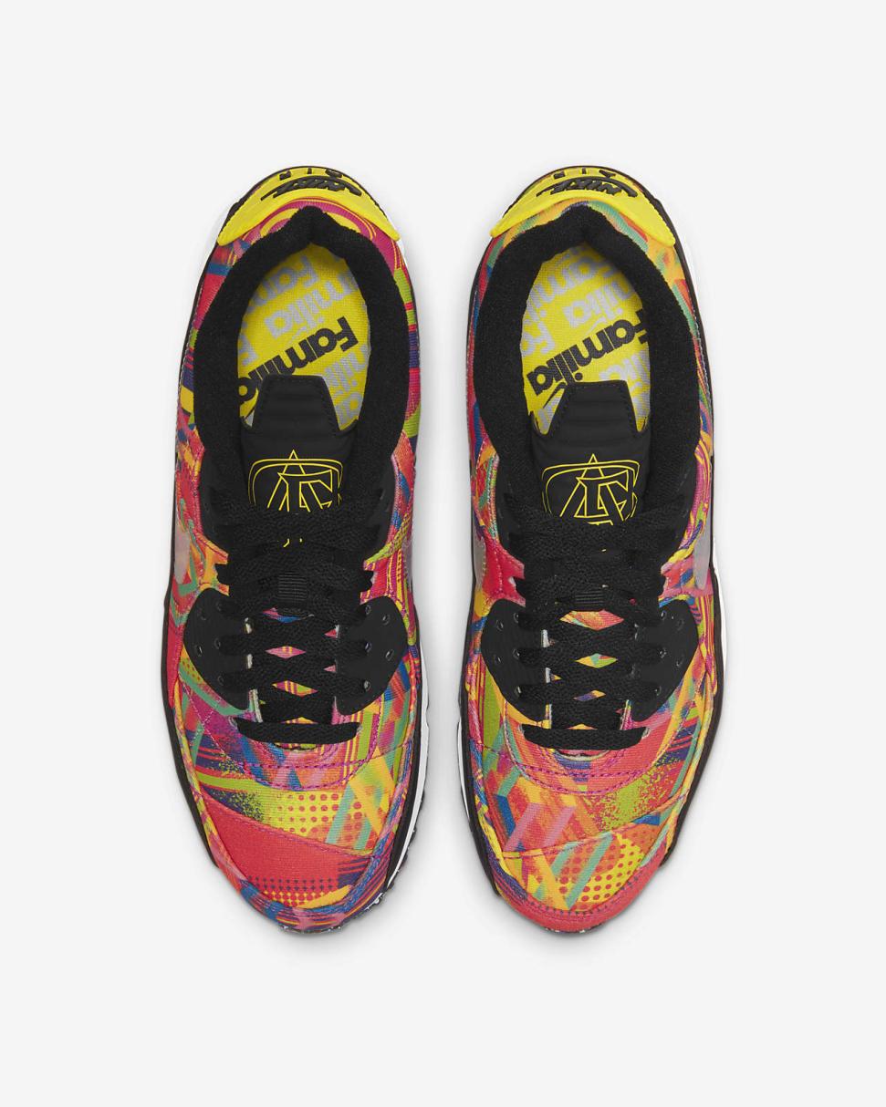 Nike Air Max 90 X LHM Multi-Color/Black/White/Fire Pink | Mens Nike Lifestyle