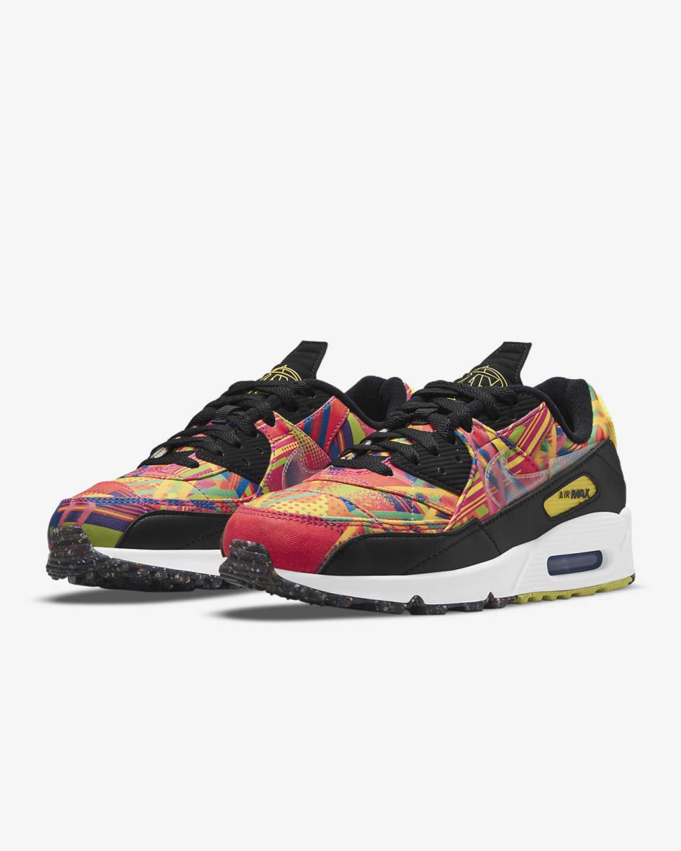 Nike Air Max 90 X LHM Multi-Color/Black/White/Fire Pink | Mens Nike Lifestyle