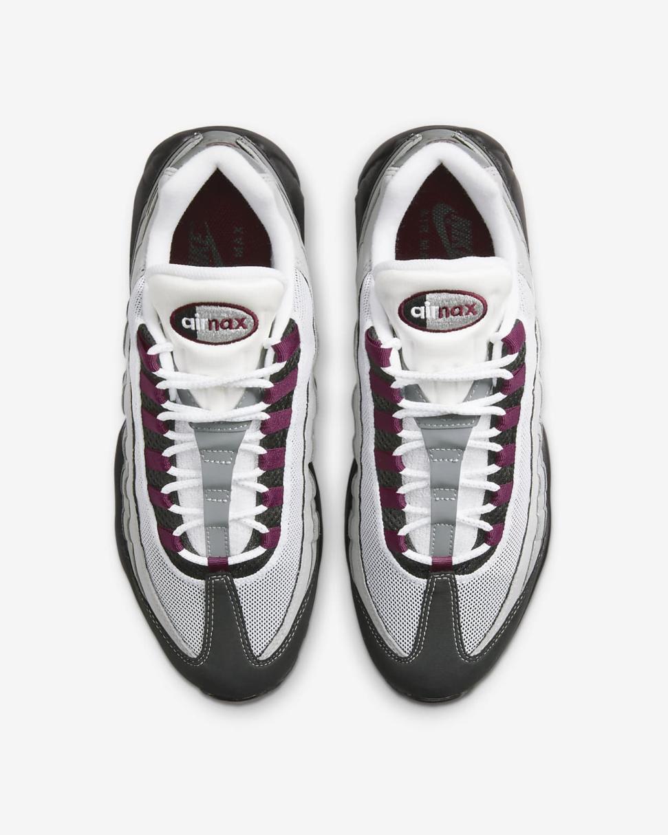 Nike Air Max 95 Black/Pearl Grey/Medium Grey/Dark Beetroot | Mens Nike Lifestyle