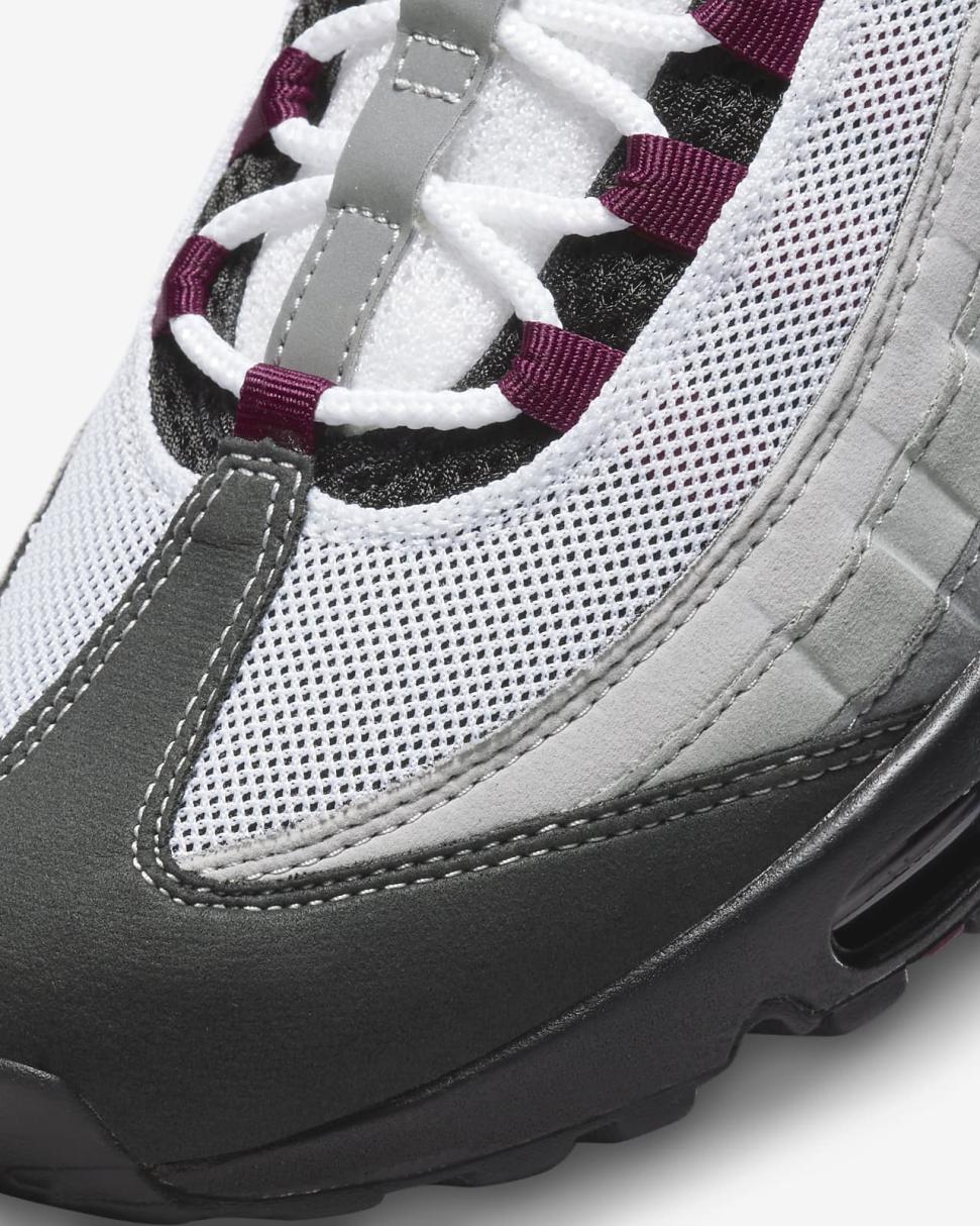 Nike Air Max 95 Black/Pearl Grey/Medium Grey/Dark Beetroot | Mens Nike Lifestyle