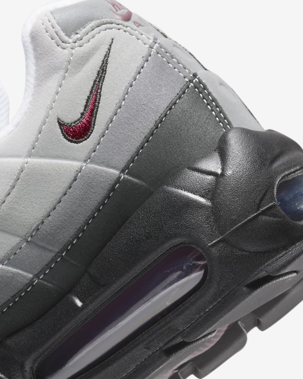 Nike Air Max 95 Black/Pearl Grey/Medium Grey/Dark Beetroot | Mens Nike Lifestyle