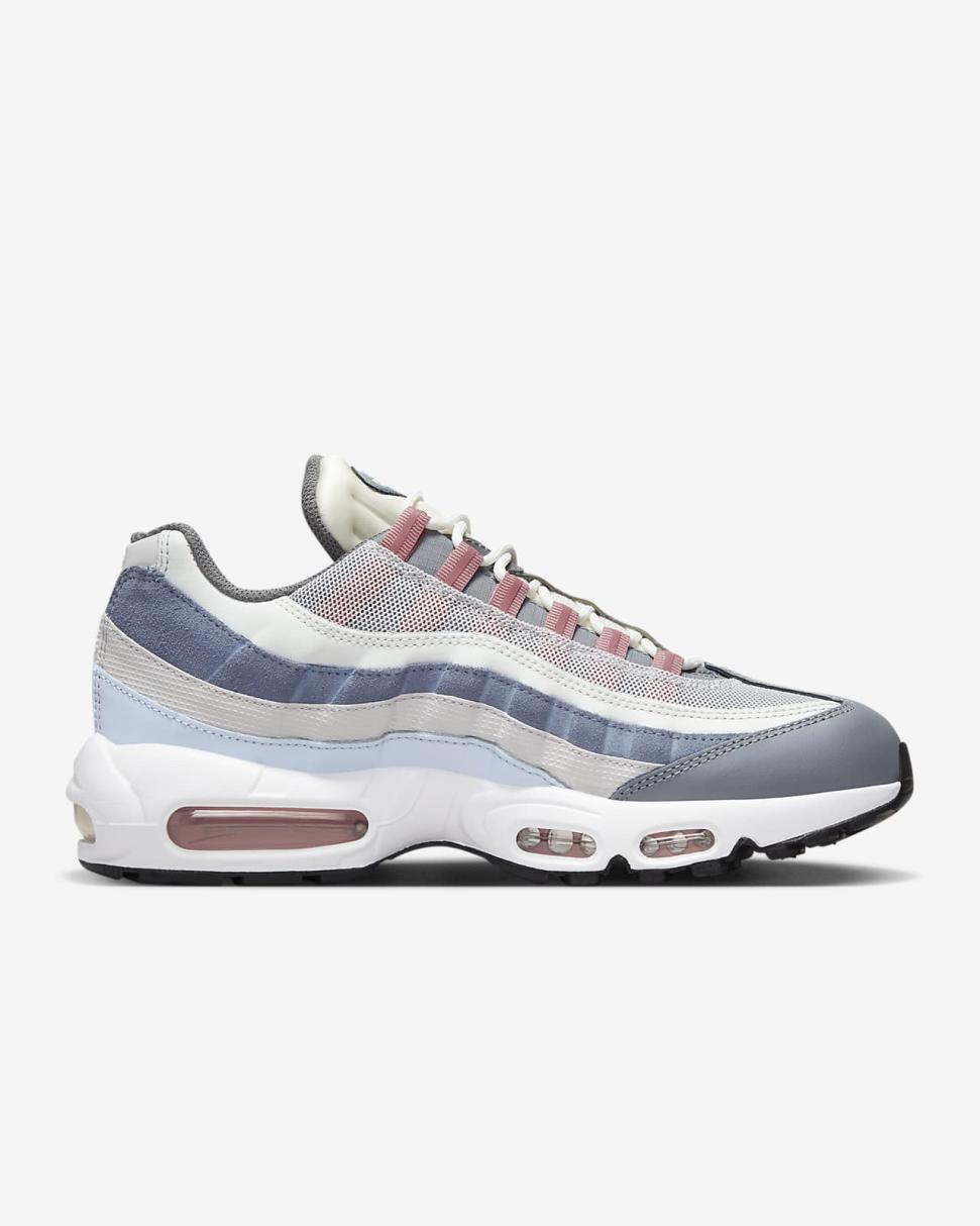 Nike Air Max 95 Vast Grey/Cool Grey/Summit White/Red Stardust | Mens Nike Lifestyle