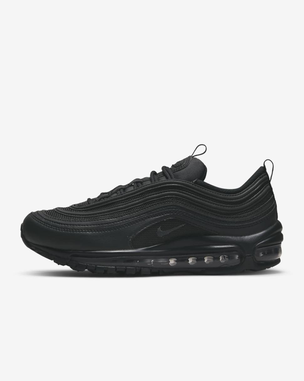 Nike Air Max 97 Black/Black/Dark Smoke Grey | Womens Nike Lifestyle