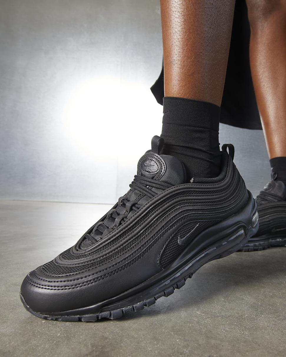 Nike Air Max 97 Black/Black/Dark Smoke Grey | Womens Nike Lifestyle