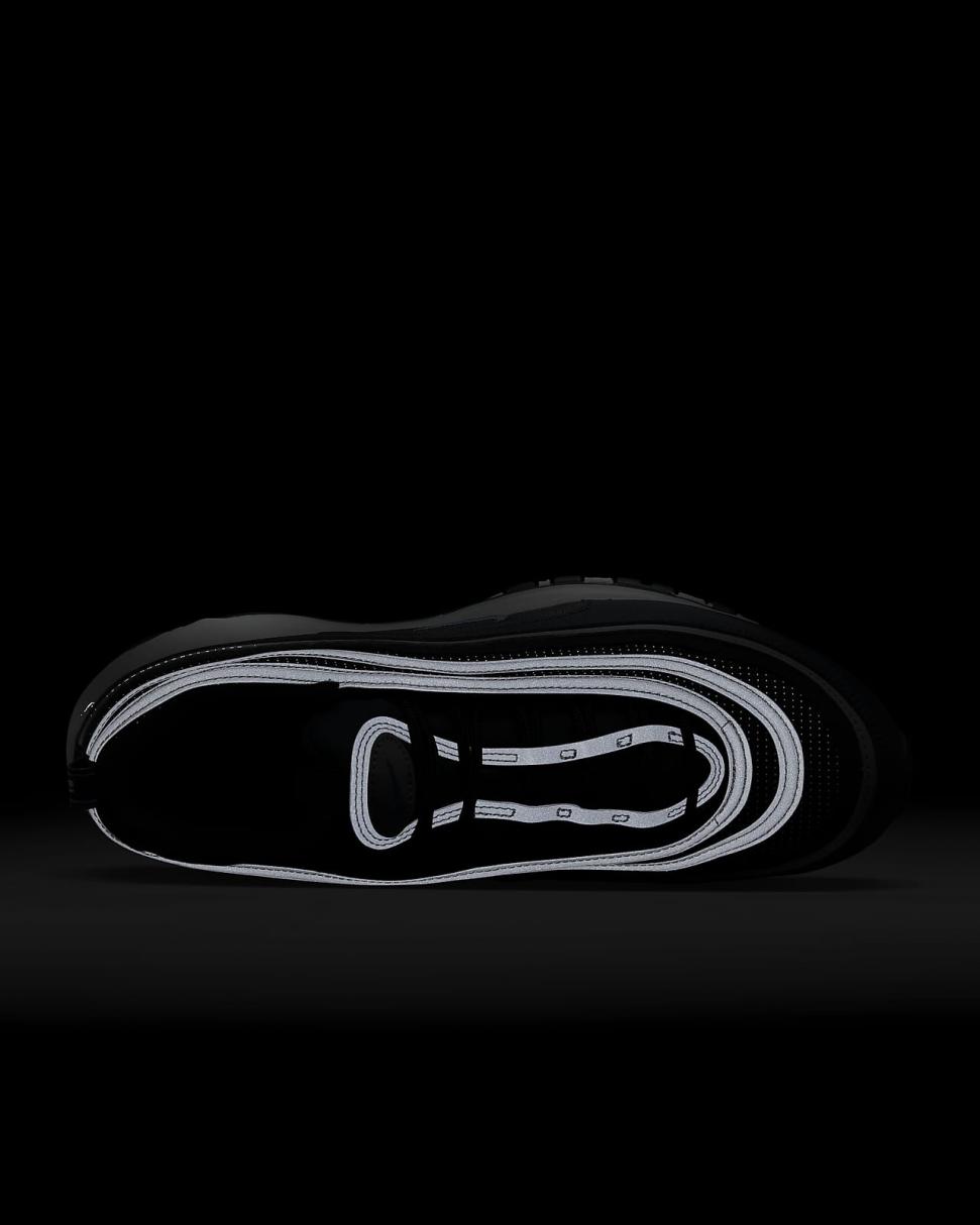 Nike Air Max 97 Black/Dark Obsidian/Pure Platinum/University Blue | Mens Nike Lifestyle