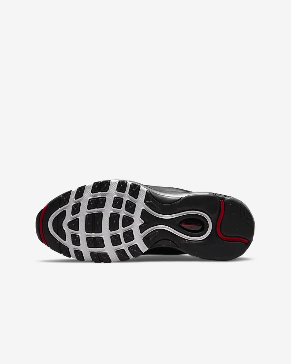 Nike Air Max 97 Black/Sport Red/White/Black | Kids Nike First Day Kicks