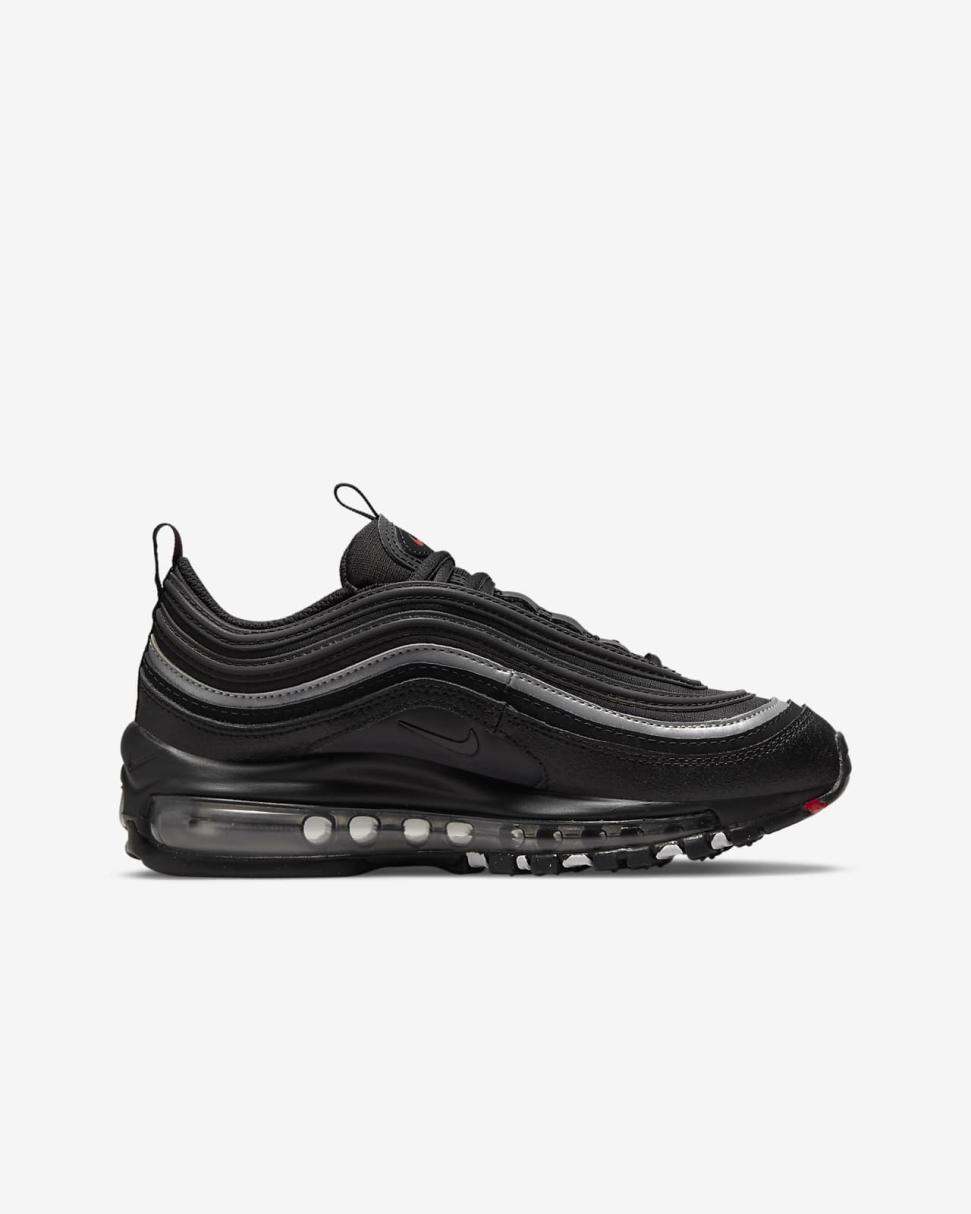Nike Air Max 97 Black/Sport Red/White/Black | Kids Nike First Day Kicks