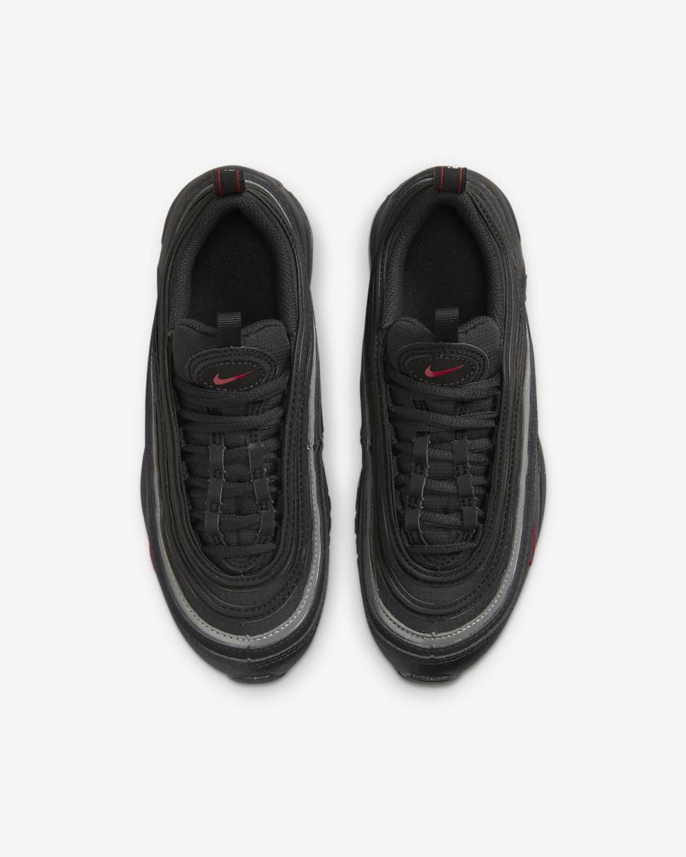 Nike Air Max 97 Black/Sport Red/White/Black | Kids Nike First Day Kicks