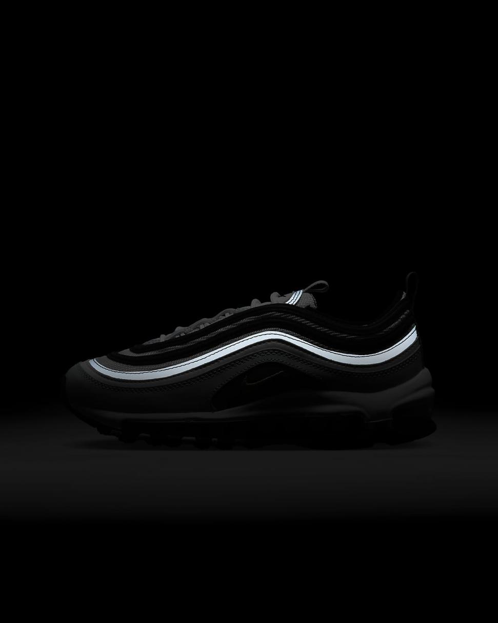 Nike Air Max 97 Blue Whisper/White/Blue Lightning/Opti Yellow | Kids Nike First Day Kicks