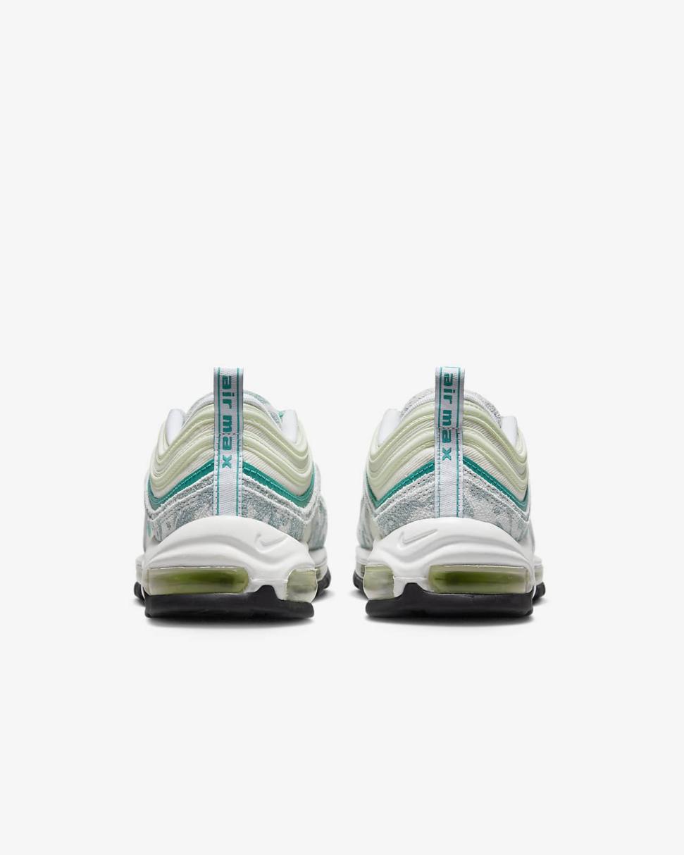 Nike Air Max 97 Coconut Milk/Barely Volt/White/Neptune Green | Mens Nike Lifestyle