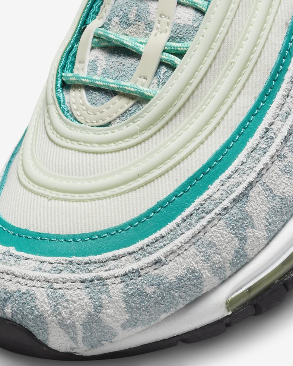 Nike Air Max 97 Coconut Milk/Barely Volt/White/Neptune Green | Mens Nike Lifestyle