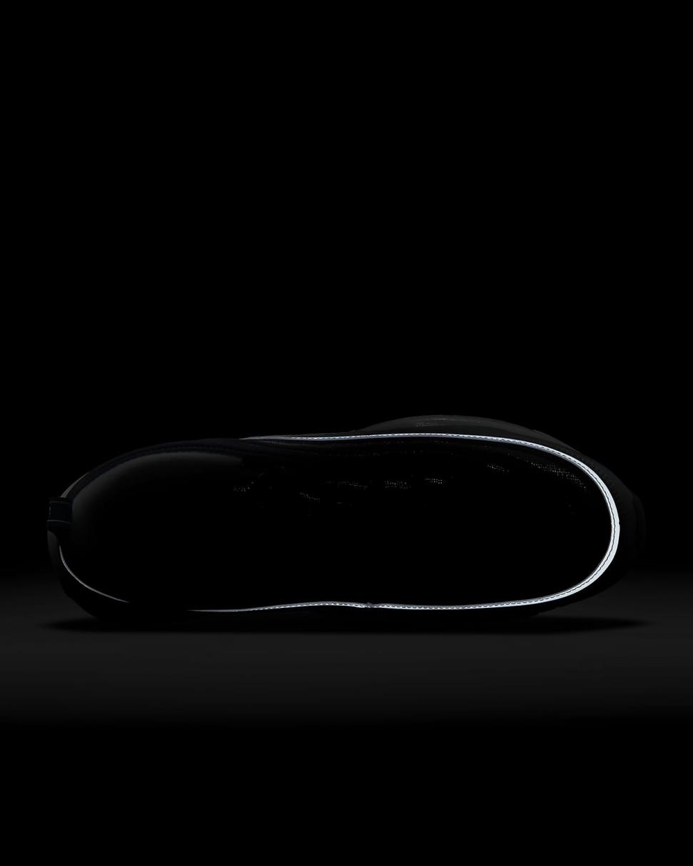 Nike Air Max 97 OG Metallic Silver/Midnight Navy/Summit White/Chlorine Blue | Mens Nike First Day Kicks