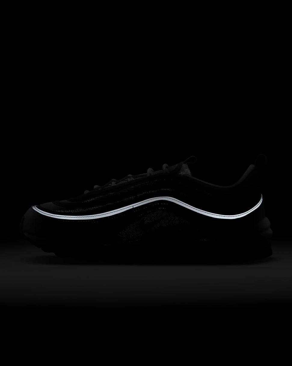 Nike Air Max 97 OG Metallic Silver/Midnight Navy/Summit White/Chlorine Blue | Mens Nike First Day Kicks