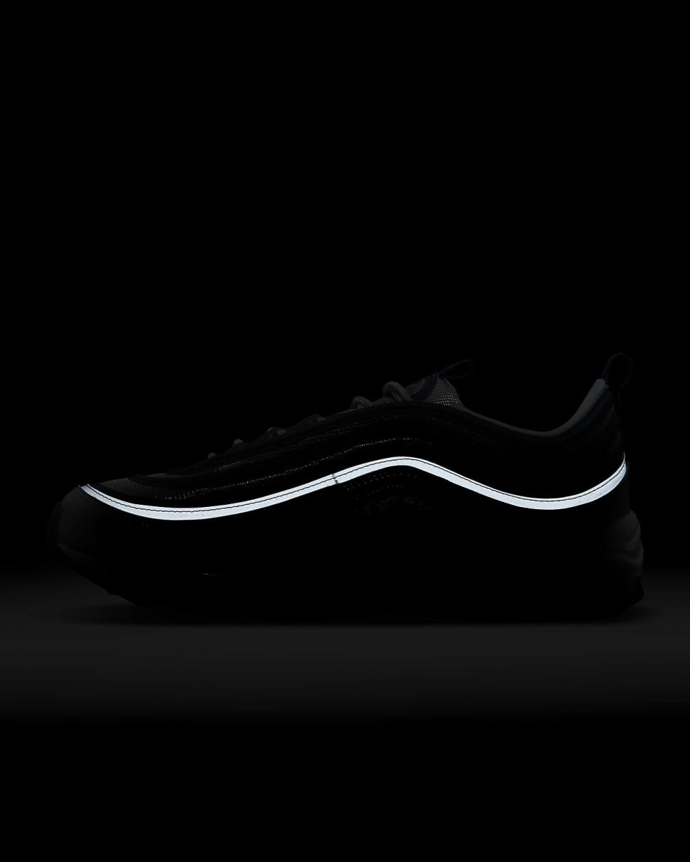 Nike Air Max 97 OG Metallic Silver/Midnight Navy/Summit White/Chlorine Blue | Mens Nike First Day Kicks