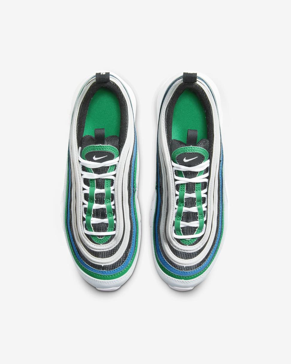 Nike Air Max 97 Pure Platinum/Black/White/Light Crimson | Kids Nike First Day Kicks