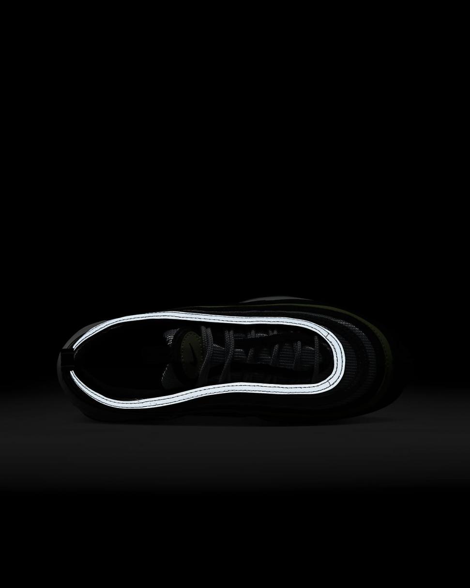 Nike Air Max 97 Pure Platinum/Black/White/Volt | Kids Nike First Day Kicks