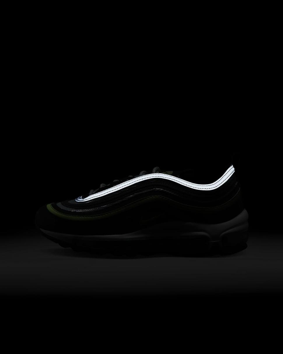 Nike Air Max 97 Pure Platinum/Black/White/Volt | Kids Nike First Day Kicks