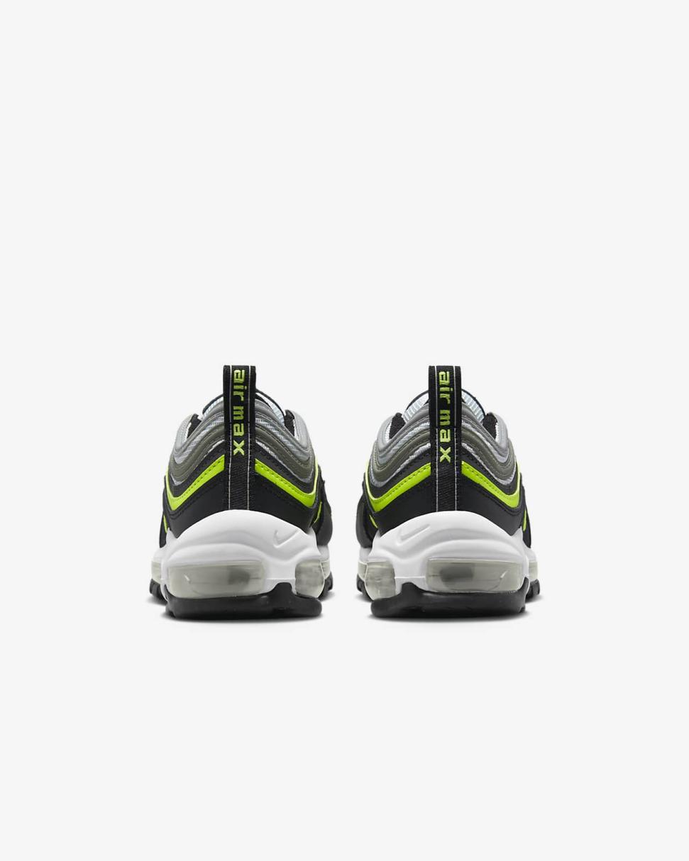 Nike Air Max 97 Pure Platinum/Black/White/Volt | Kids Nike First Day Kicks