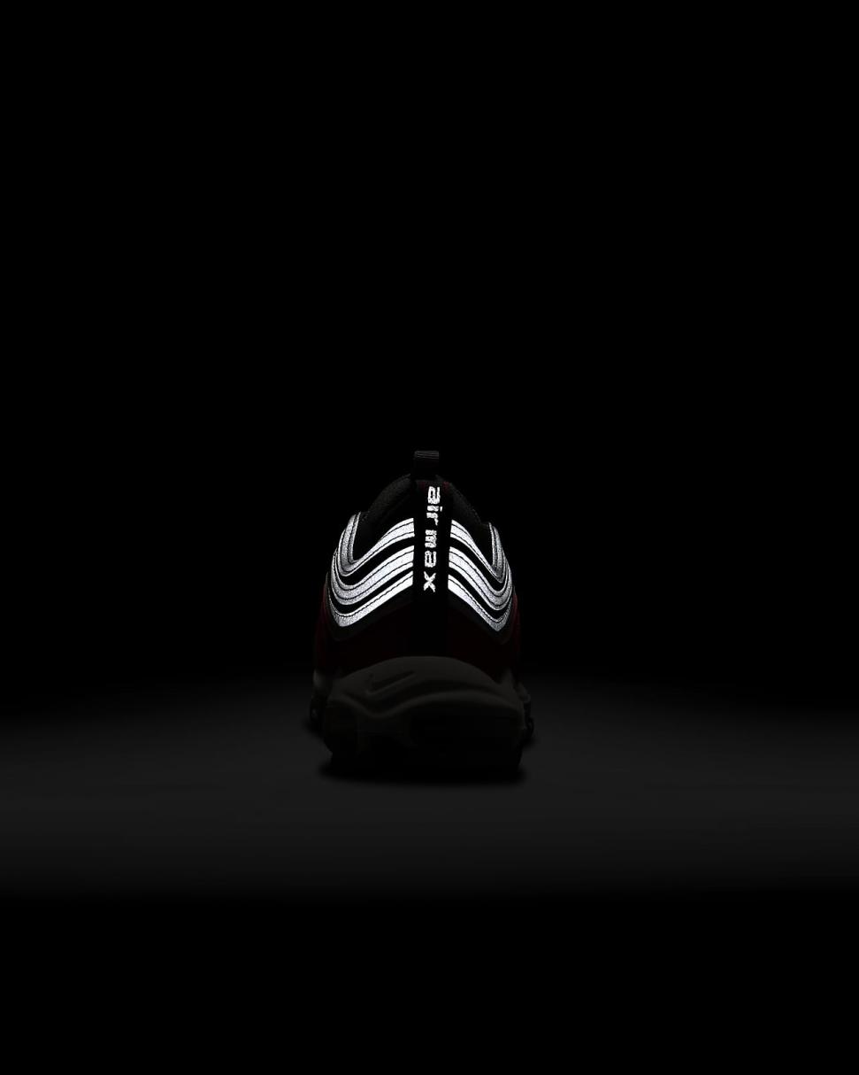 Nike Air Max 97 SE Black/Varsity Red/White/Metallic Silver | Kids Nike First Day Kicks