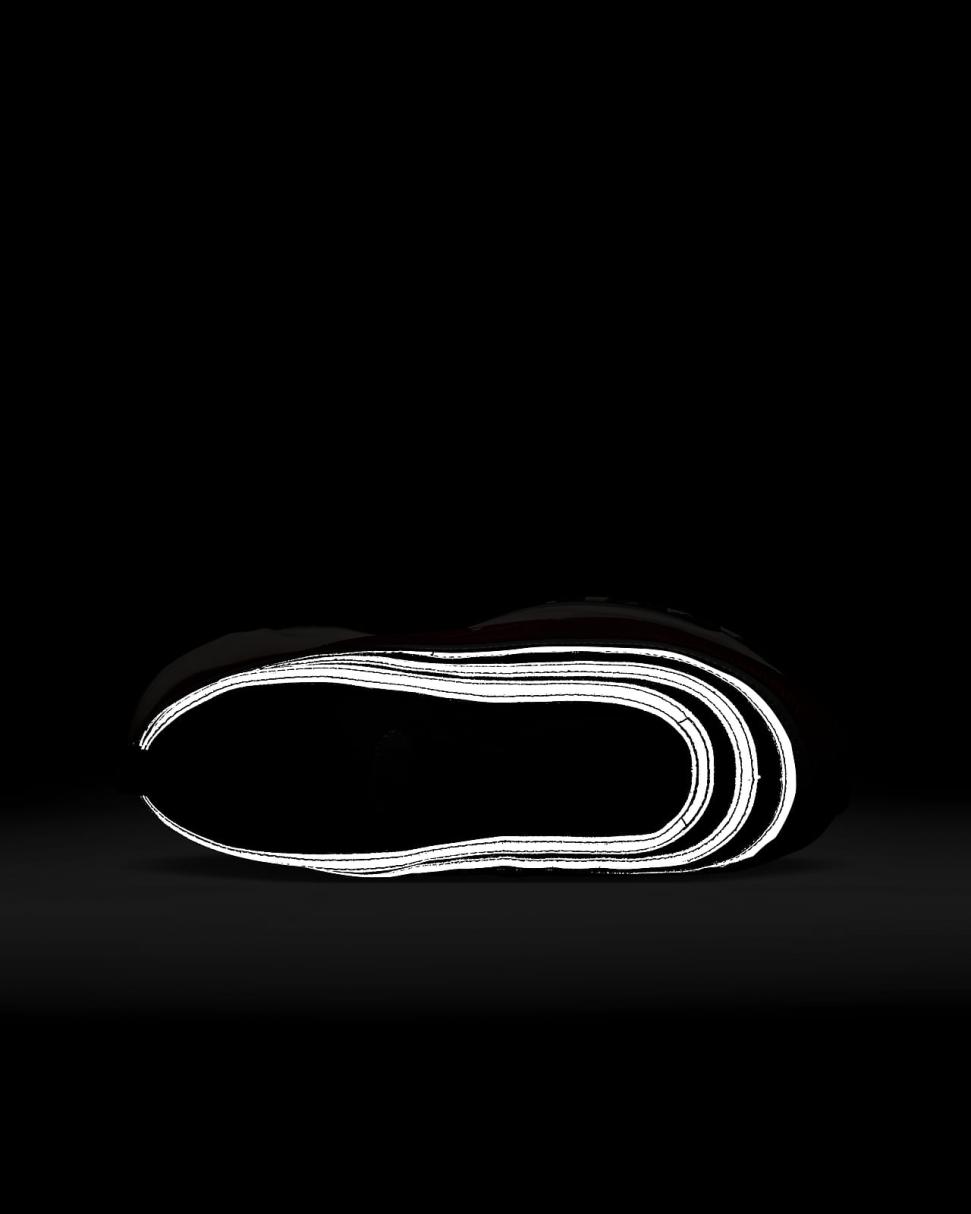 Nike Air Max 97 SE Black/Varsity Red/White/Metallic Silver | Kids Nike First Day Kicks