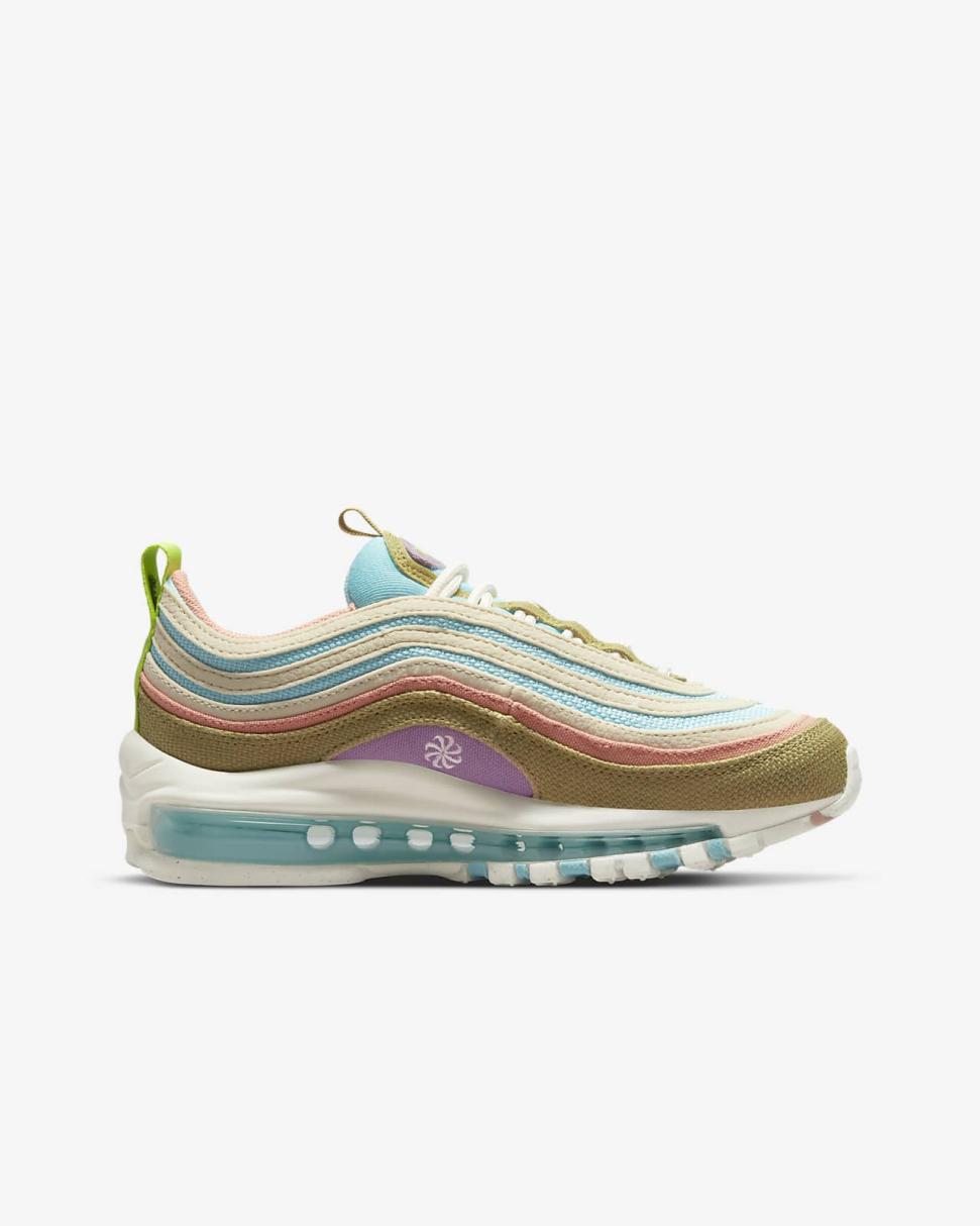 Nike Air Max 97 SE Copa/Wheat Grass/Madder Root/Sail | Kids Nike Air Max