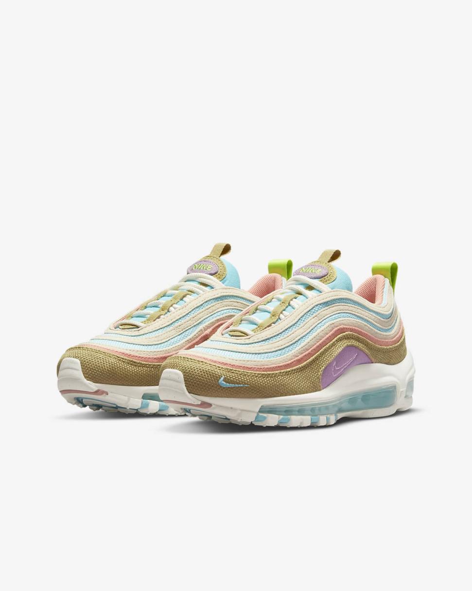 Nike Air Max 97 SE Copa/Wheat Grass/Madder Root/Sail | Kids Nike Air Max