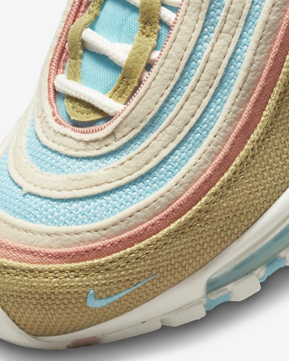 Nike Air Max 97 SE Copa/Wheat Grass/Madder Root/Sail | Kids Nike Air Max