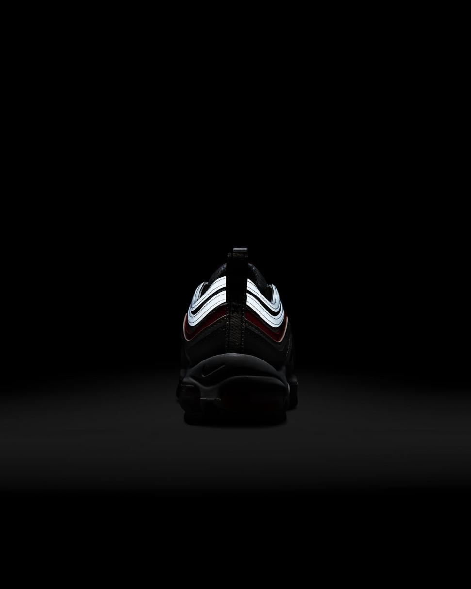 Nike Air Max 97 White/Flat Pewter/Light Silver/Black | Kids Nike First Day Kicks