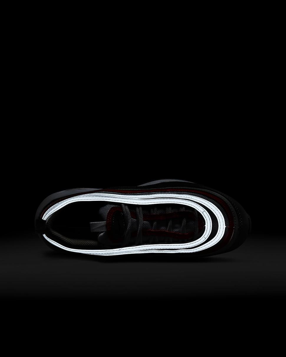 Nike Air Max 97 White/Flat Pewter/Light Silver/Black | Kids Nike First Day Kicks