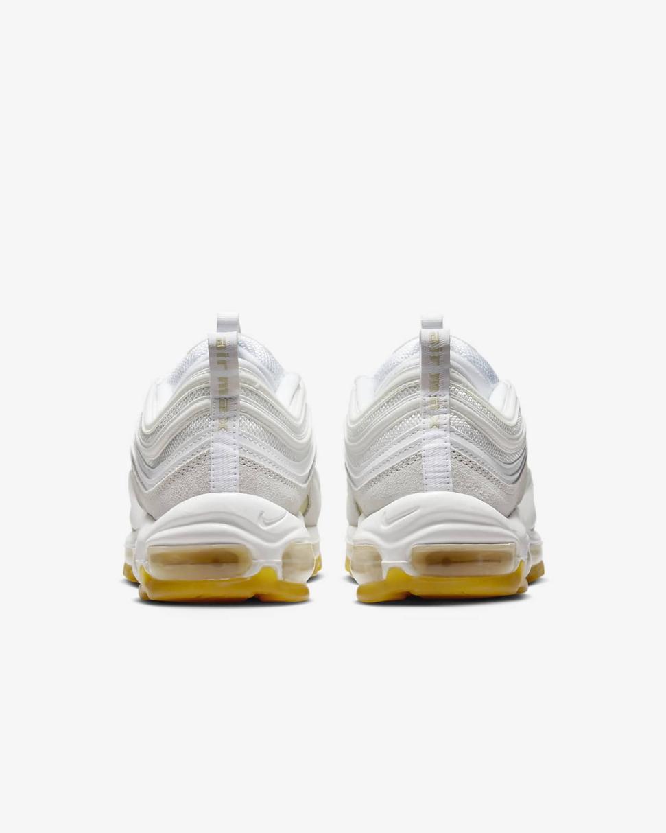 Nike Air Max 97 White/Summit White/Lemon Wash/Black | Mens Nike Lifestyle