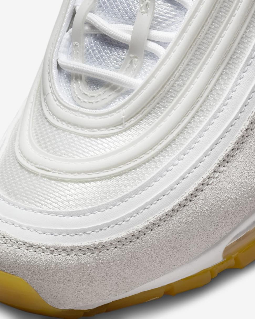 Nike Air Max 97 White/Summit White/Lemon Wash/Black | Mens Nike Lifestyle