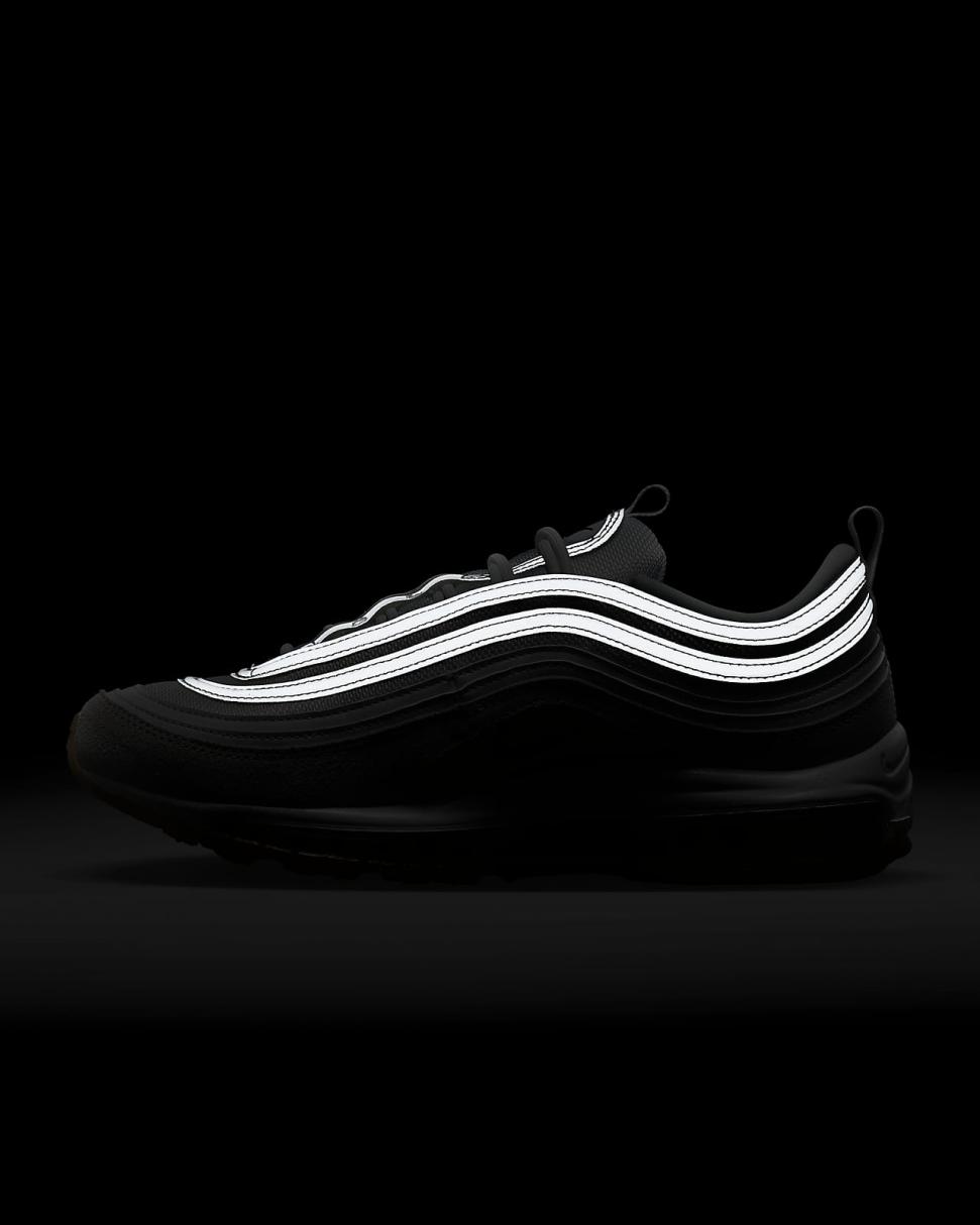 Nike Air Max 97 White/Summit White/Lemon Wash/Black | Mens Nike Lifestyle