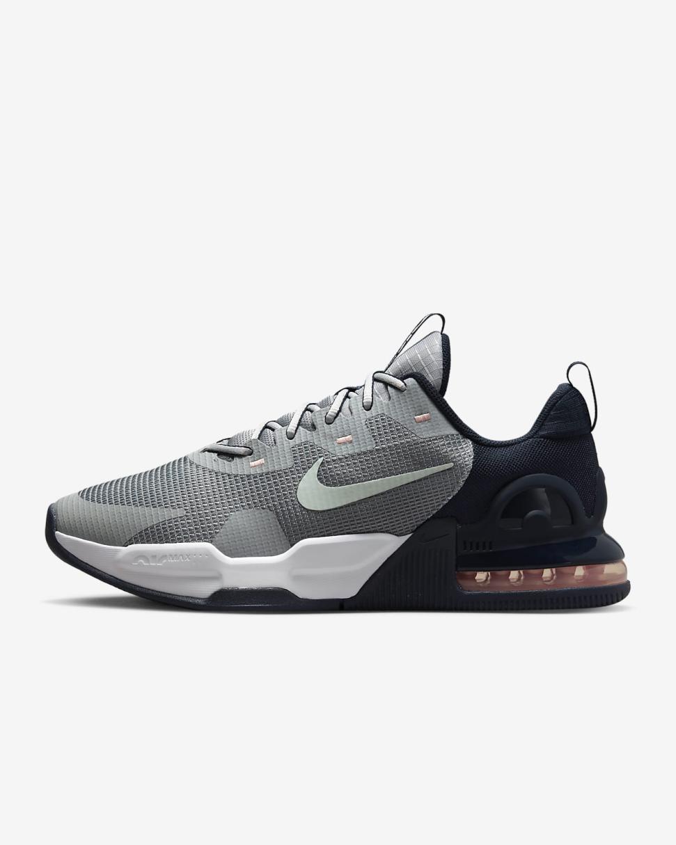 Nike Air Max Alpha Trainer 5 Light Smoke Grey/Obsidian/White/Barely Green | Mens Nike Training & Gym