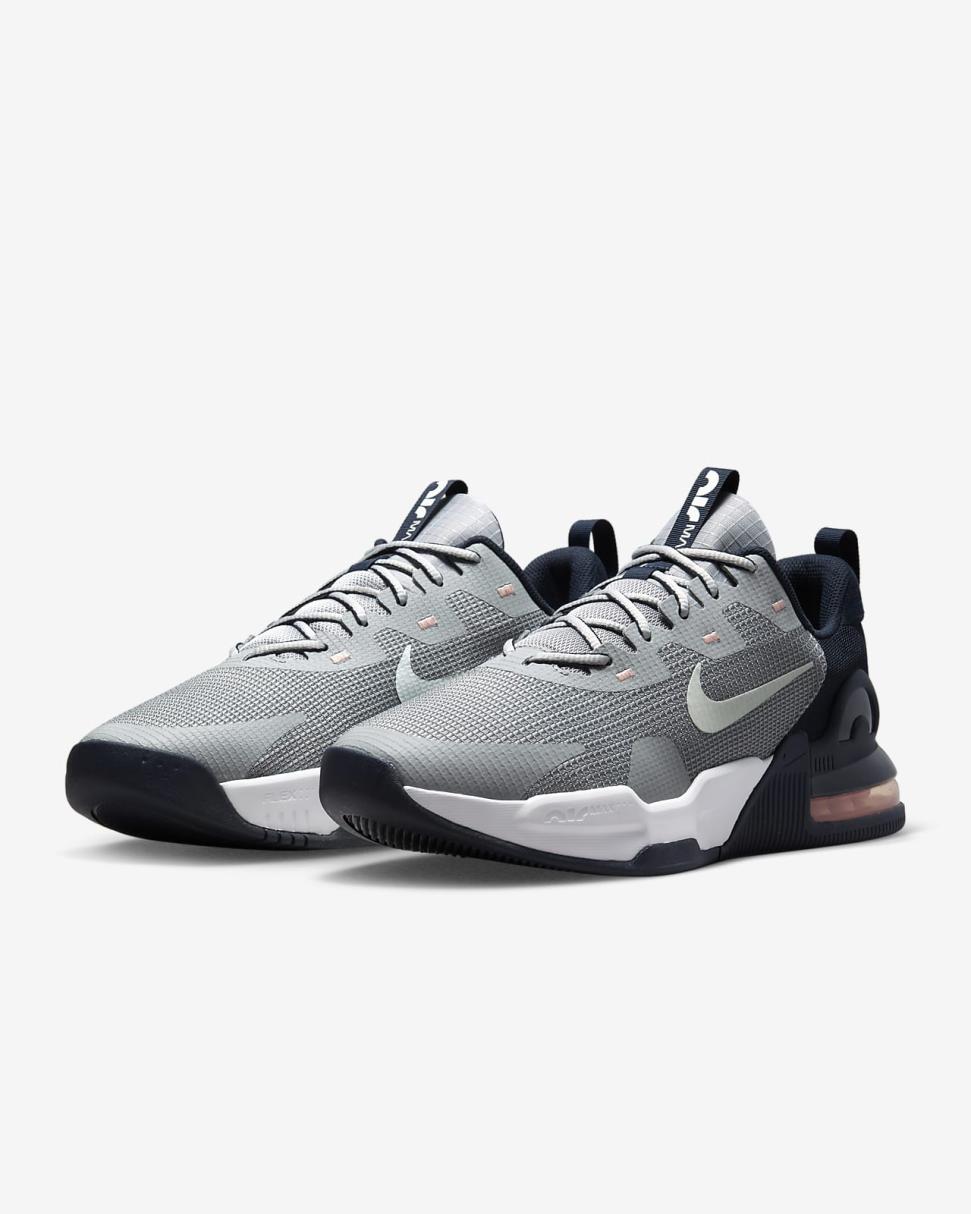 Nike Air Max Alpha Trainer 5 Light Smoke Grey/Obsidian/White/Barely Green | Mens Nike Training & Gym