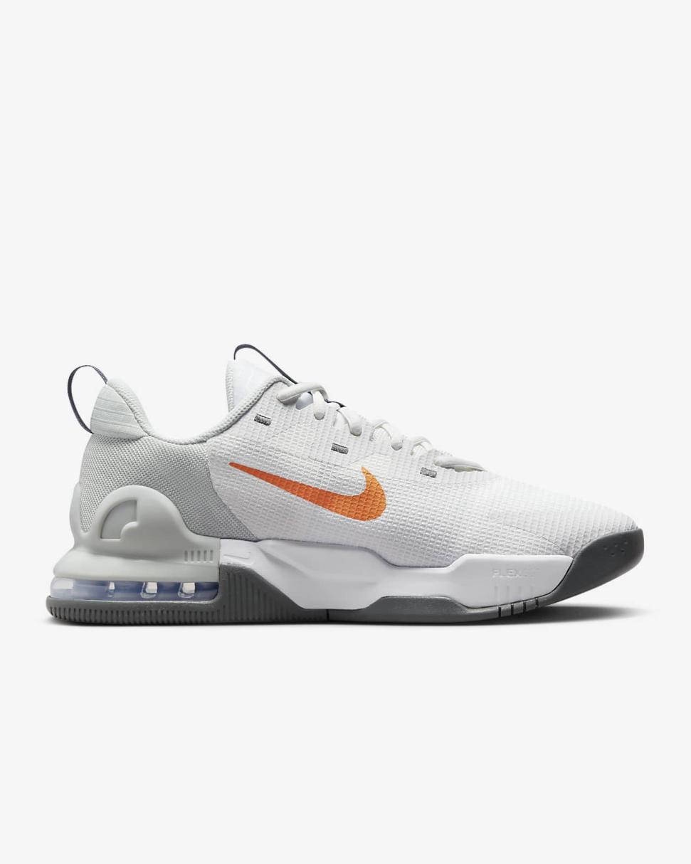 Nike Air Max Alpha Trainer 5 Summit White/Light Silver/Iron Grey/Bright Mandarin | Mens Nike Training & Gym