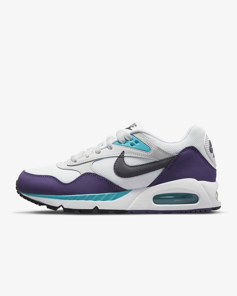 Nike Air Max Correlate White/Club Purple/Turquoise Blue/Dark Grey | Womens Nike Lifestyle