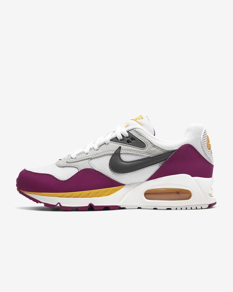 Nike Air Max Correlate White/University Gold/Rave Pink/Dark Grey | Womens Nike Lifestyle
