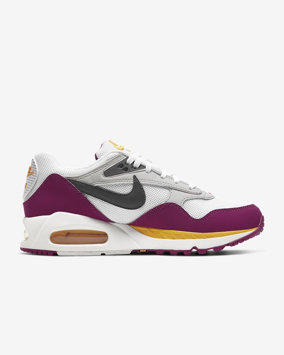 Nike Air Max Correlate White/University Gold/Rave Pink/Dark Grey | Womens Nike Lifestyle
