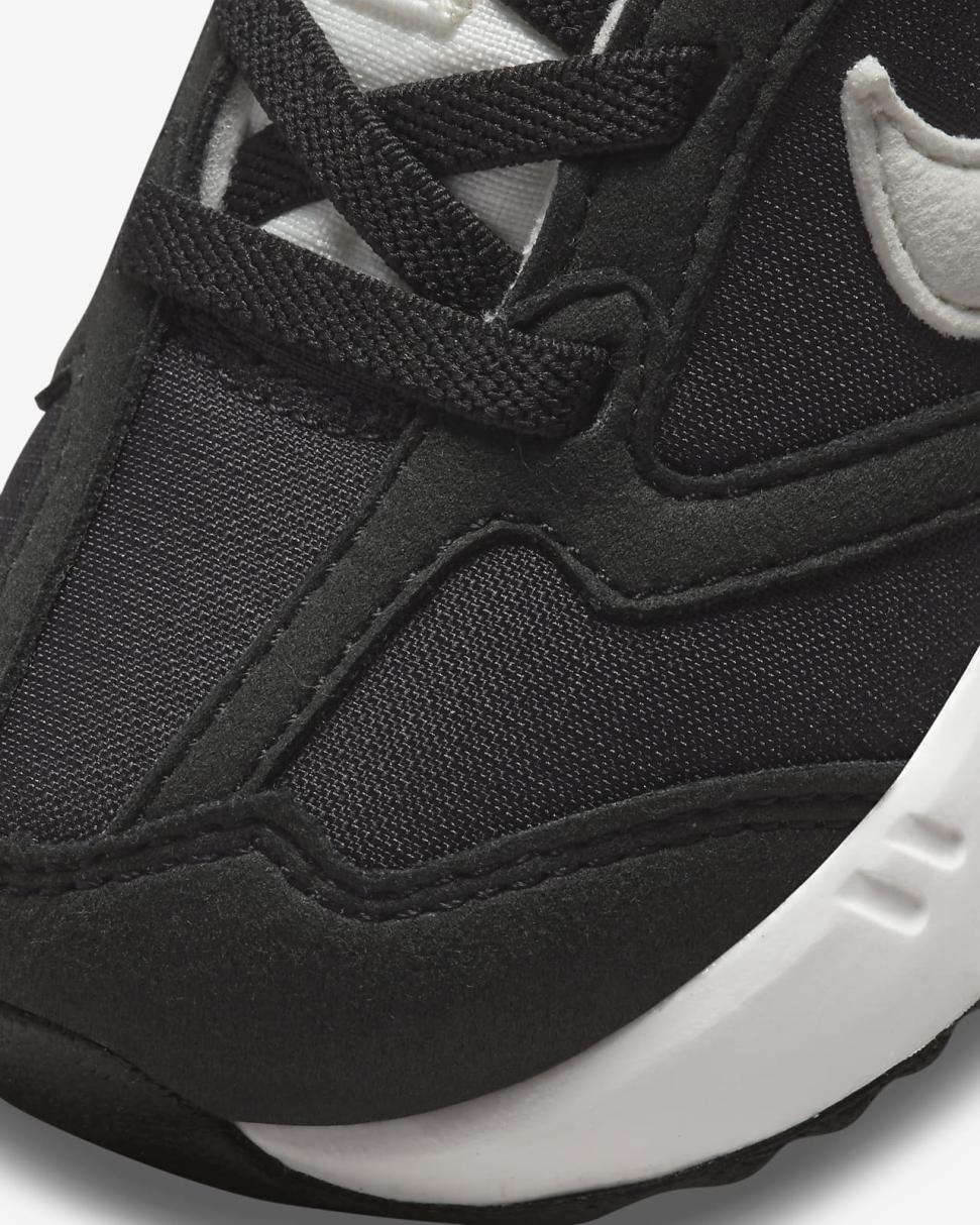 Nike Air Max Dawn Black/Metallic Silver/Total Orange/Summit White | Kids Nike Air Max