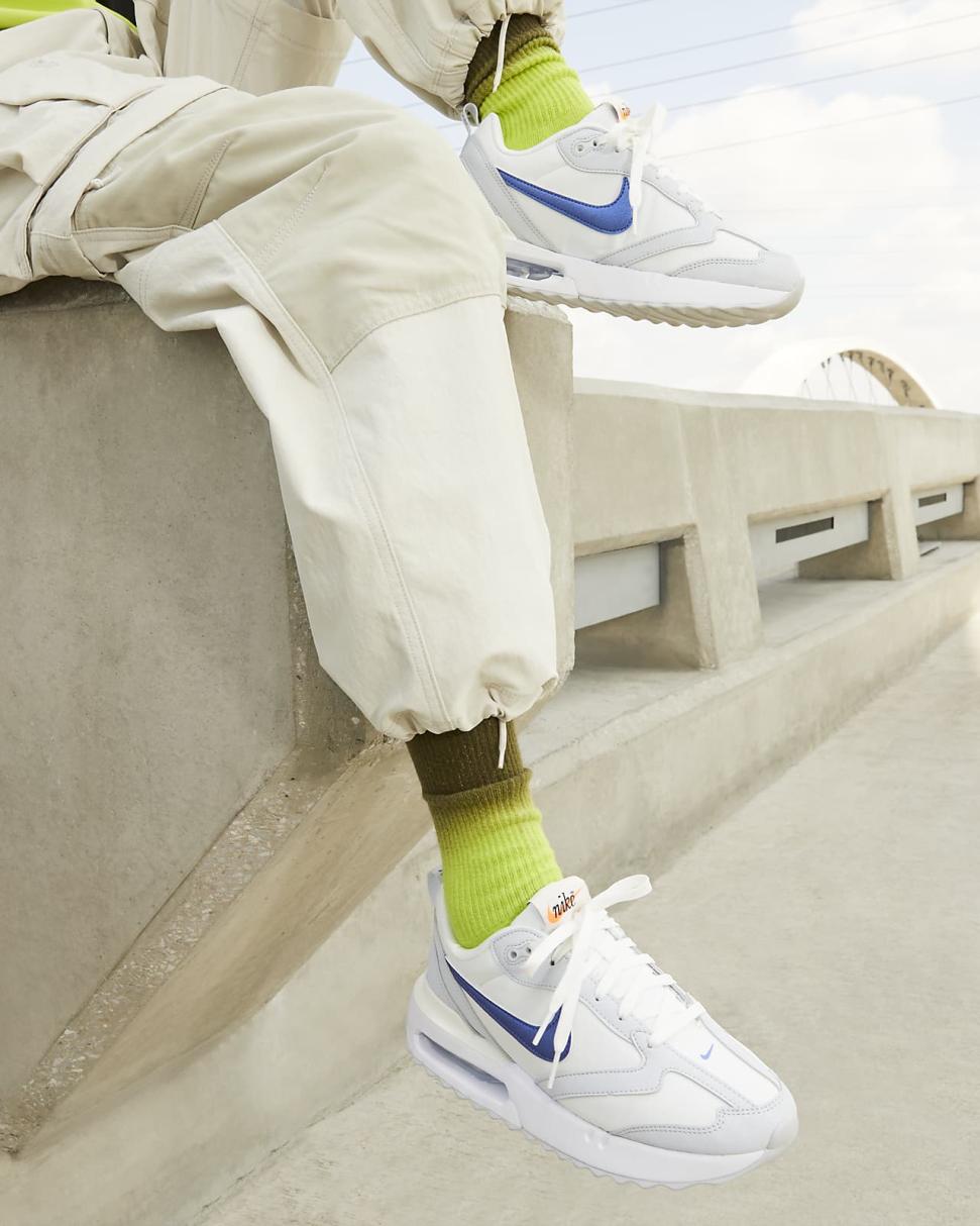 Nike Air Max Dawn Summit White/Pure Platinum/White/Medium Blue | Womens Nike Lifestyle